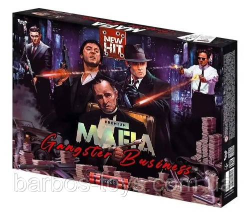 Настільна розважальна гра для компанії Мафія "MAFIA. Gangster Business. Premium" Danko Toys