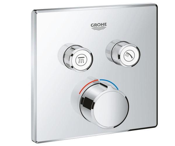 SmartControl Змішувач для душа, зовнішня частина, на 2 виходи, хром