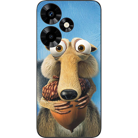 Силіконовий чохол Case для Infinix Hot 30 (X6831) з картинкою Білка, фото 1