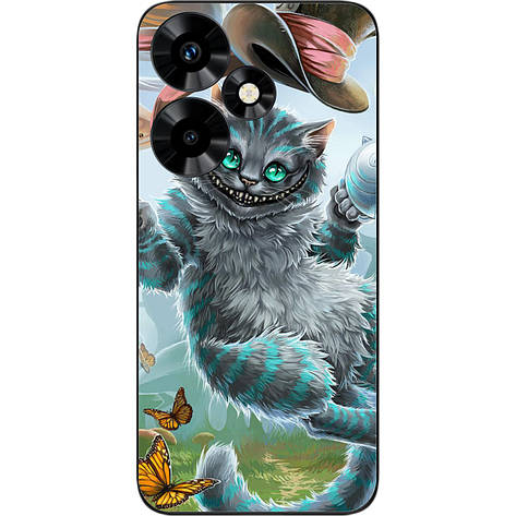 Силіконовий чохол Case для Infinix Hot 30 (X6831) з картинкою Чеширський, фото 1