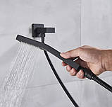 Душова система прихованого монтажу FUTURA 567TY Black Чорна матова, фото 4