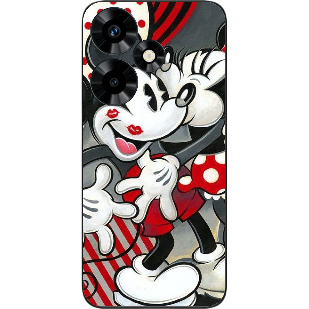 Силіконовий чохол Case для Infinix Hot 30 (X6831) з картинкою Поцілунок Мікі