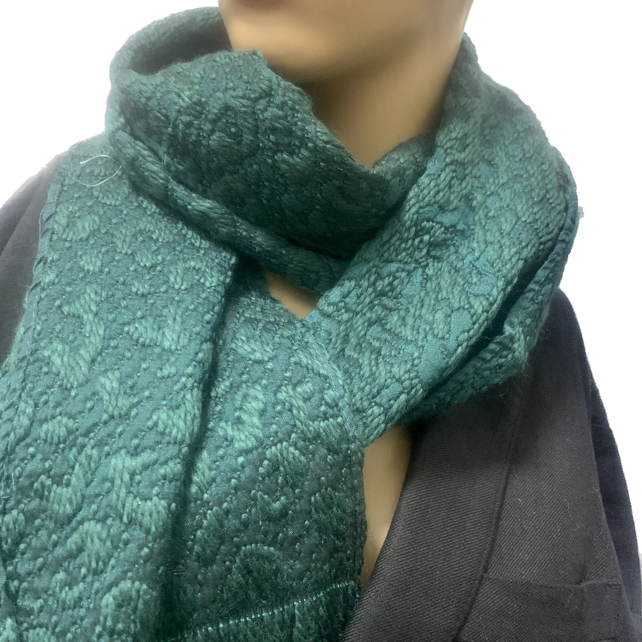 Шарф жіночий 190 × 30 см зелений, фото 1