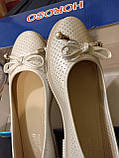 Балетки туфлі 36 жіночі екошкіряні перфоровані, фото 4