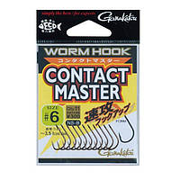 Крючок Gamakatsu Worm Contact Master NS-B №8(11шт)