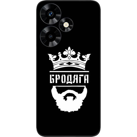 Силіконовий чохол Case для Infinix Hot 30 (X6831) з картинкою Бродяга, фото 1