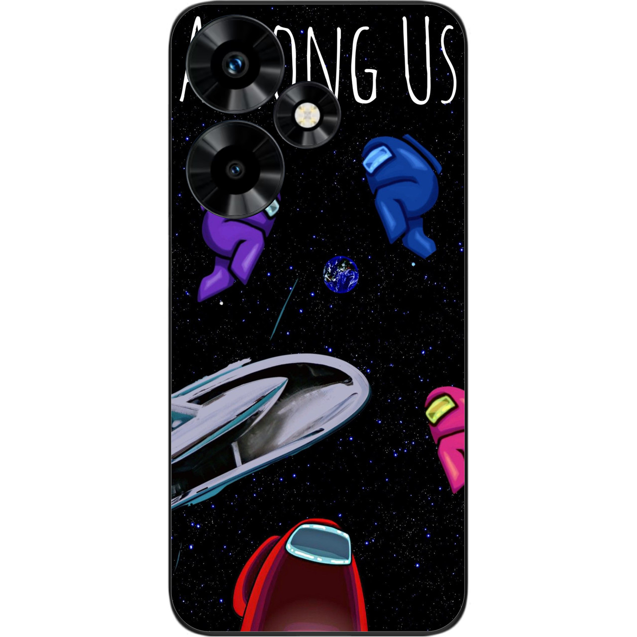 Силіконовий чохол Case для Infinix Hot 30 (X6831) з картинкою Among Us Граємо