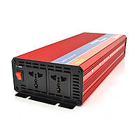 Інвертор напруги NV-5000 (2500 Вт), 12/220 V, approximated, 2 універсальні розетки, клеми, Box