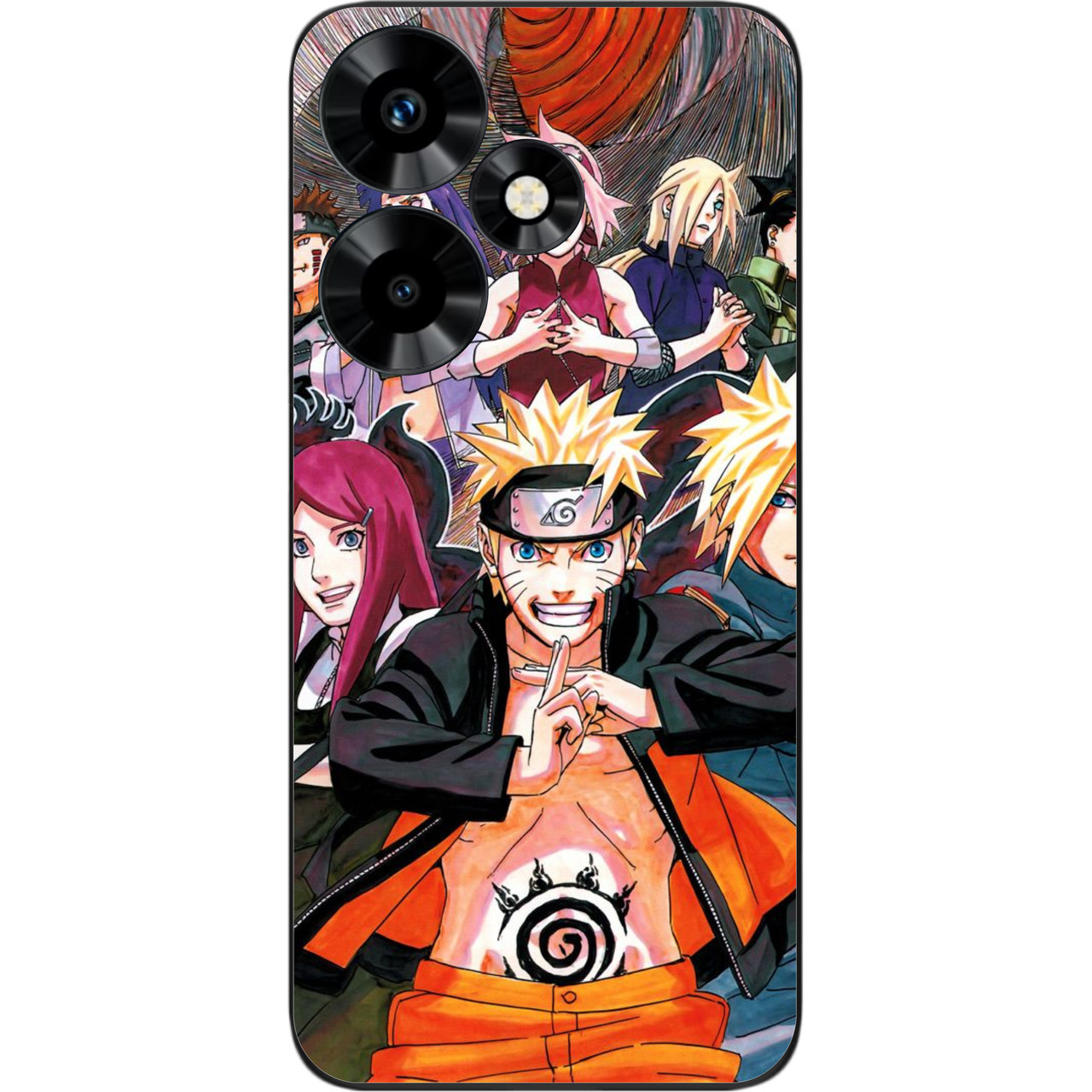 Силіконовий чохол Case для Infinix Hot 30 (X6831) з картинкою Наруто вумуки