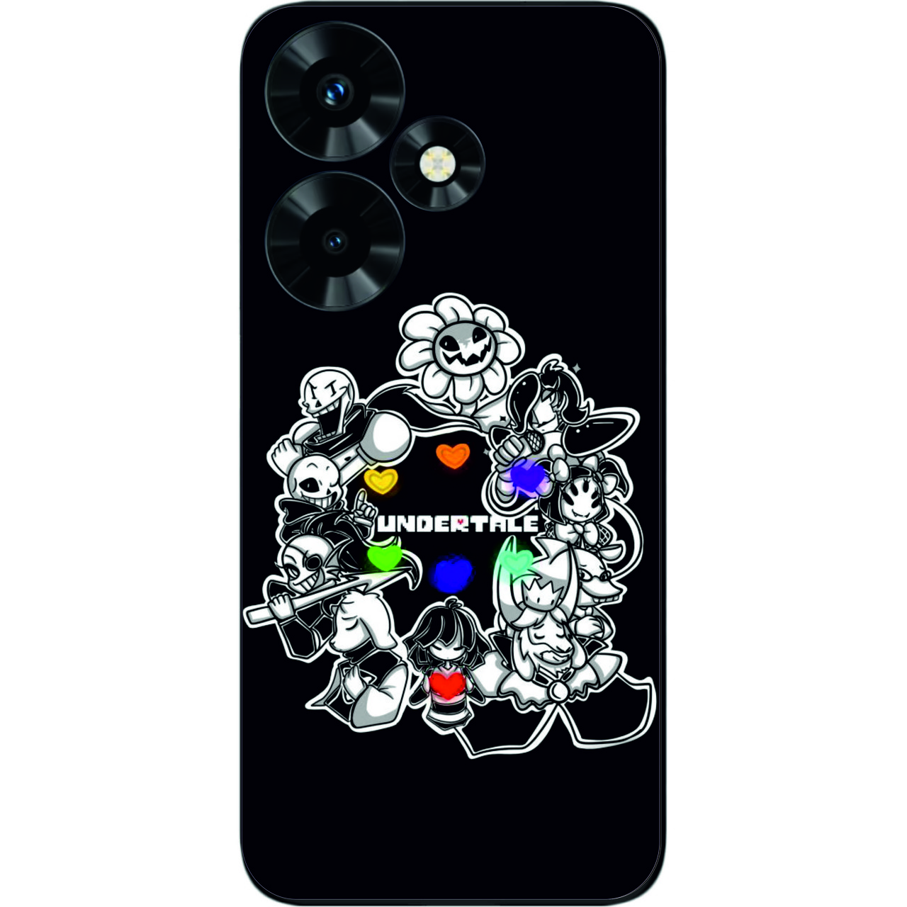 Силіконовий чохол Case для Infinix Hot 30 (X6831) з картинкою Андертейл