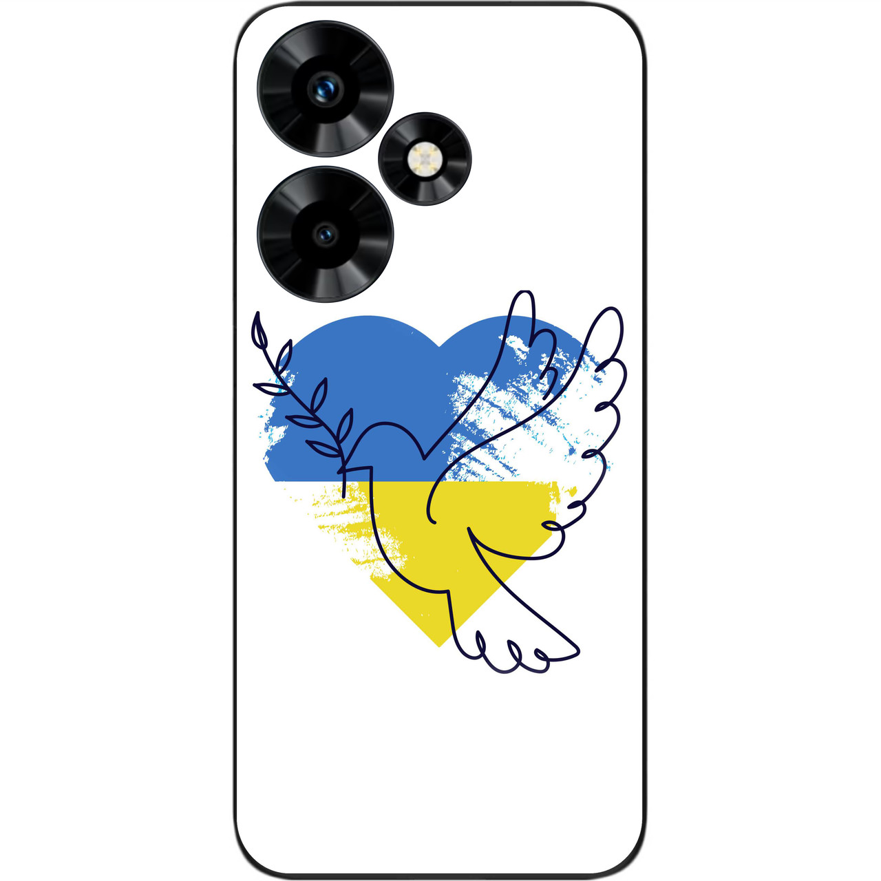 Силіконовий чохол Case для Infinix Hot 30 (X6831) з картинкою Блакитний світу