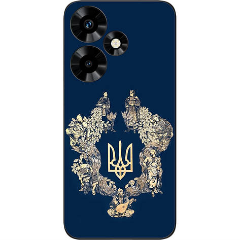 Силіконовий чохол Case для Infinix Hot 30 (X6831) з картинкою Сильна Україна, фото 1