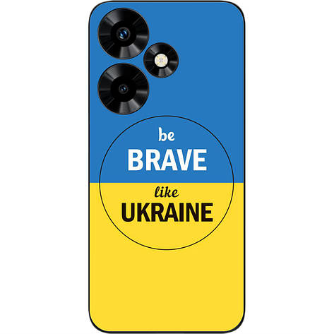 Силіконовий чохол Case для Infinix Hot 30 (X6831) з картинкою Будь хоробрим, фото 1