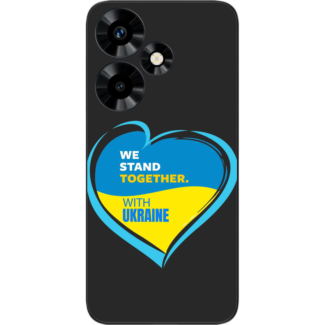 Силіконовий чохол Case для Infinix Hot 30 (X6831) з картинкою Ми разом