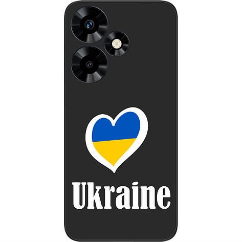 Силіконовий чохол Case для Infinix Hot 30 (X6831) з картинкою Серце України, фото 1