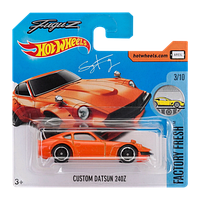 Машинка Базовая Hot Wheels Custom Datsun 240Z Fugu Z Factory Fresh 1:64 DVB43 Orange