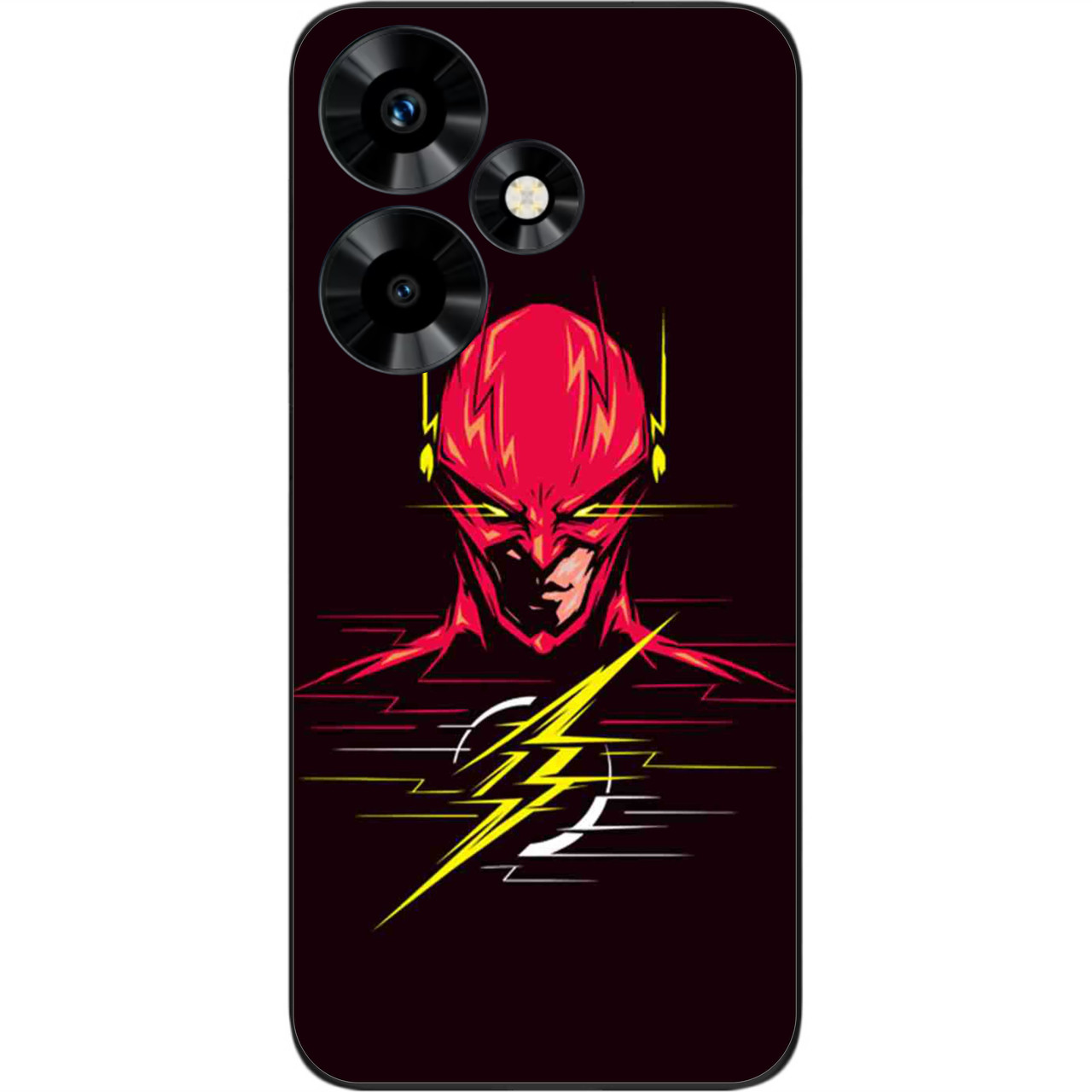 Силіконовий чохол Case для Infinix Hot 30 (X6831) з картинкою Флеш