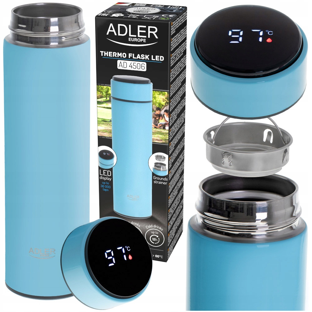 Термос Adler AD 4506bl LED