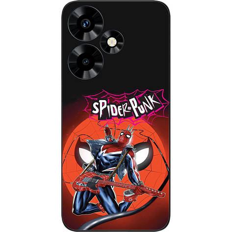 Силіконовий чохол Case для Infinix Hot 30 (X6831) з картинкою Людина-павук панк, фото 1