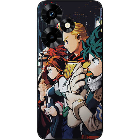 Силіконовий чохол Case для Infinix Hot 30 (X6831) з картинкою Моя геройська академія, фото 1