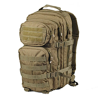 Тактический рюкзак Бежевый M-Tac 20 л, Рюкзак для военных, Прочный рюкзак, Армейский рюкзак DAYK