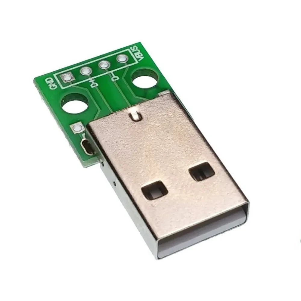 Адаптер DIY, USB-штекер типу A для DIP 2,54 мм друкованої плати