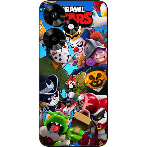 Силіконовий чохол Case для Infinix Hot 30 (X6831) з картинкою Герої Бравл, фото 1