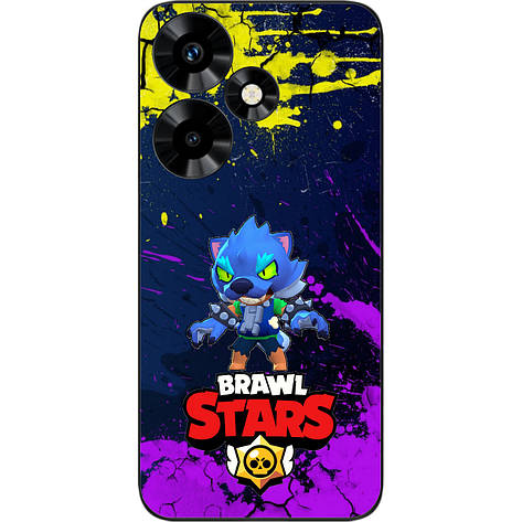 Силіконовий чохол Case для Infinix Hot 30 (X6831) з картинкою Бравл Леон, фото 1