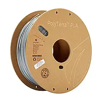 PolyTerra PLA Filament (пластик) для 3D принтера Polymaker 1кг, 1.75мм, зкам'янілий сірий