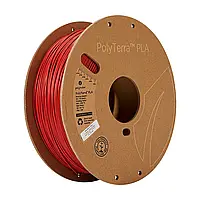 PolyTerra PLA Filament (пластик) для 3D принтера Polymaker 1кг, 1.75мм, армейский червоний