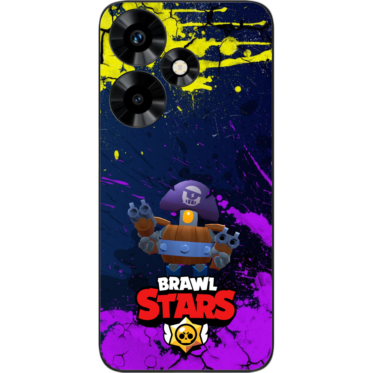 Силіконовий чохол Case для Infinix Hot 30 (X6831) з картинкою Бравл Дерил