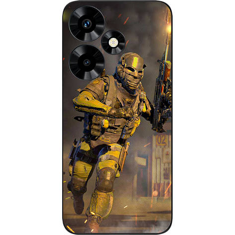 Силіконовий чохол Case для Infinix Hot 30 (X6831) з картинкою Call of Duty Nikto Ніхто, фото 1