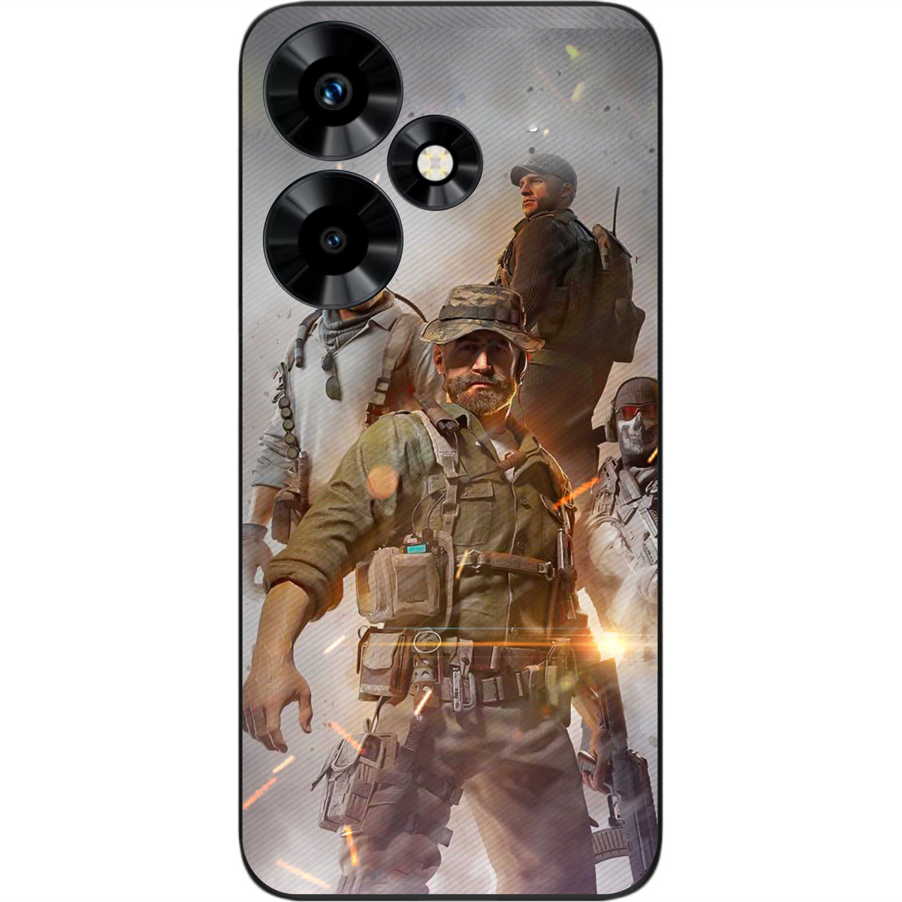 Силіконовий чохол Case для Infinix Hot 30 (X6831) з картинкою Call of Duty Captain Jhon Джон