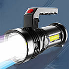 Ліхтар прожектор ручний переносний Sirius TL-9328 із зарядкою USB, водонепроникний акумуляторний ліхтарик, фото 2