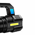 Набір ліхтариків: Ліхтарик прожектор Sirius TL-9328 з USB, ручний світлодіодний Sirius T6 та налобний сенсорний, фото 5