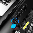 Ліхтар прожектор ручний переносний Sirius TL-9328 із зарядкою USB, водонепроникний акумуляторний ліхтарик, фото 4