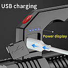 Ліхтар прожектор ручний переносний Sirius TL-9328 із зарядкою USB, водонепроникний акумуляторний ліхтарик, фото 6