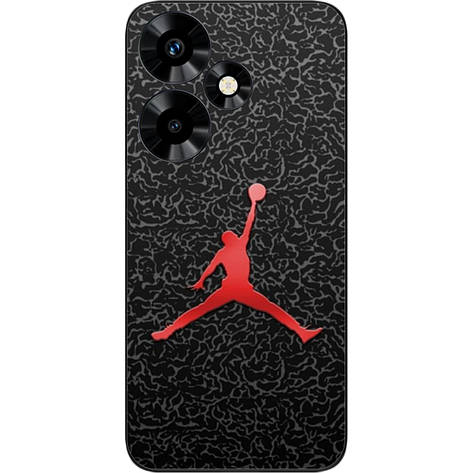 Силіконовий чохол Case для Infinix Hot 30 (X6831) з картинкою Джордан, фото 1