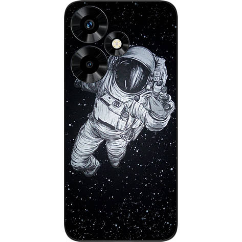 Чохол силіконовий Case для Infinix Hot 30 Play NFC (X6835B) з картинкою Космонавт, фото 1