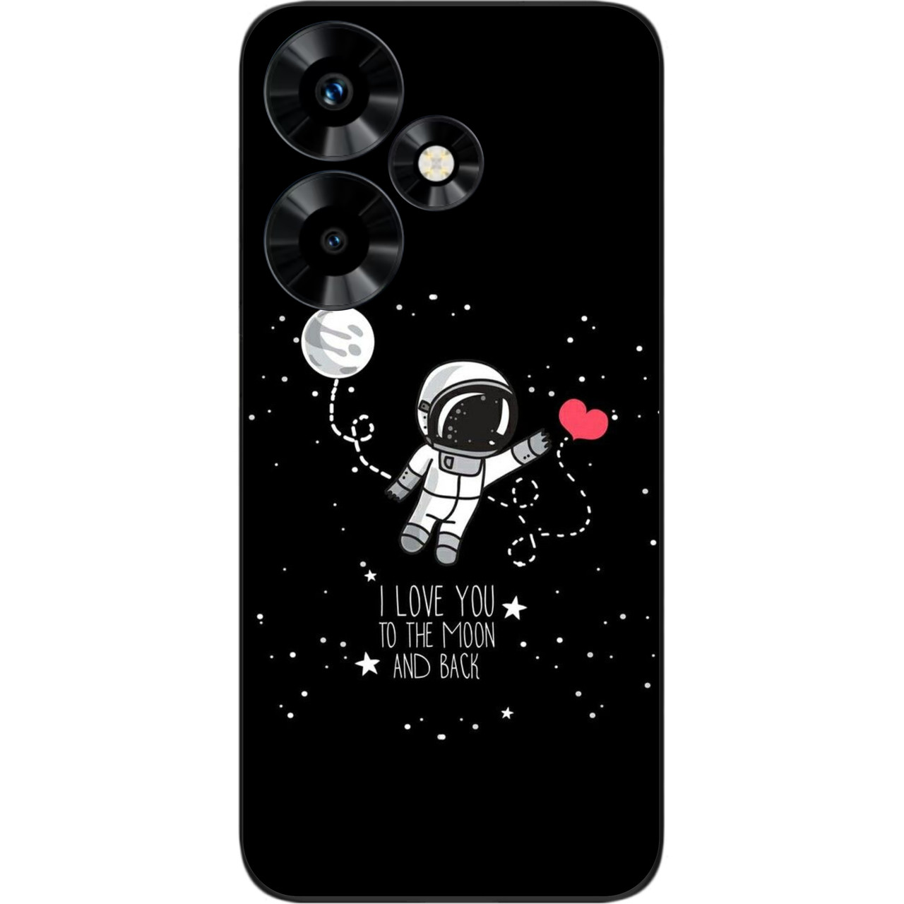 Чохол силіконовий Case для Infinix Hot 30 (X6831) з картинкою Любов до місяця