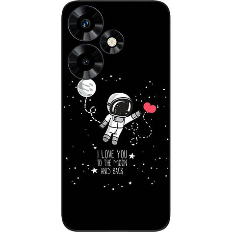 Чохол силіконовий Case для Infinix Hot 30 (X6831) з картинкою Любов до місяця, фото 1