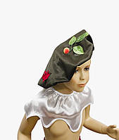 Комплект карнавальний до костюма Гриб коричневий (накидка і головний убір), костюм Грибочка дитячий