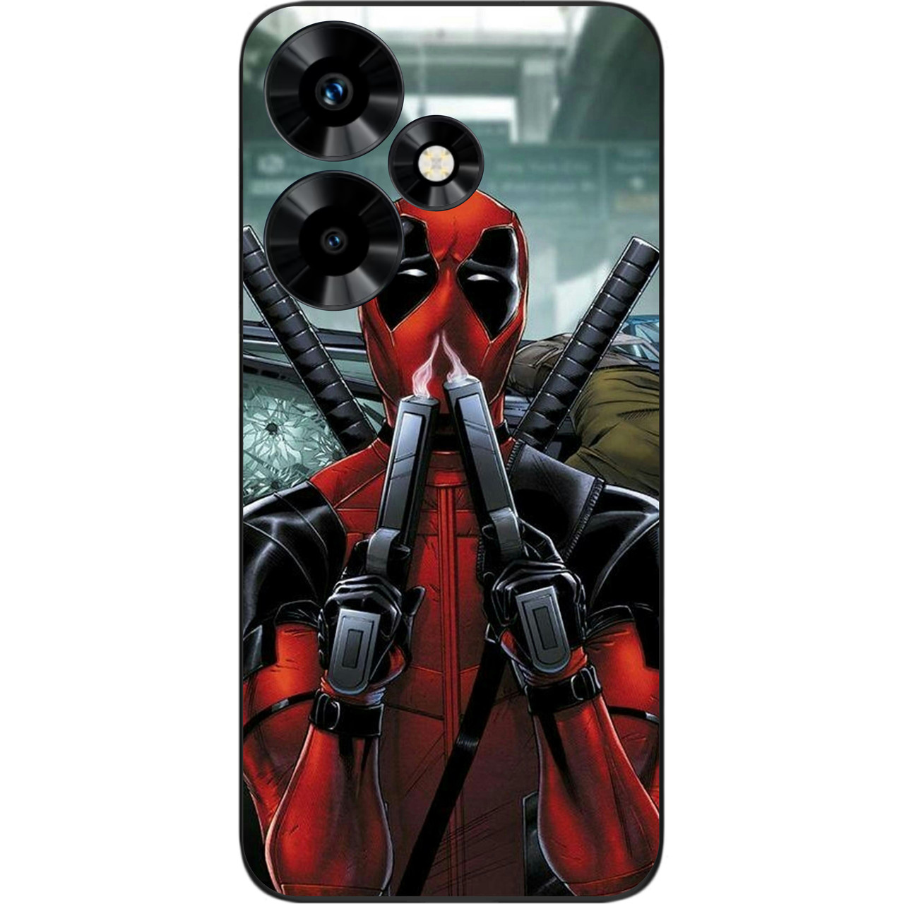 Силіконовий чохол Case для Infinix Hot 30 (X6831) з картинкою Дедпул