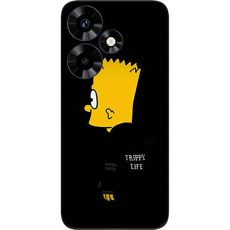 Силіконовий бампер Case для Infinix Hot 30 Play NFC (X6835B) із зображенням Сімпсон, фото 1