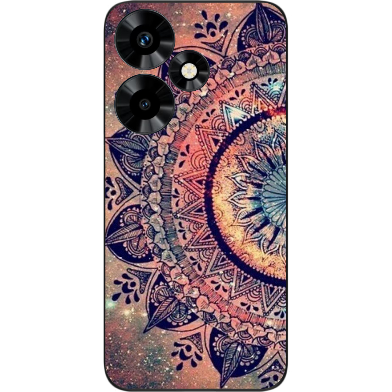 Оригінальний силіконовий чохол Case для Infinix Hot 30 (X6831) з картинкою Мандала