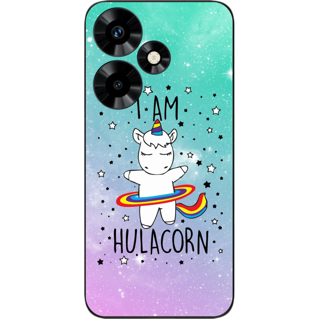 Оригінальний силіконовий чохол Case для Infinix Hot 30 (X6831) з картинкою Єдиноріг