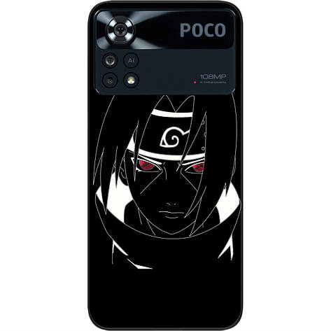 Силіконовий чохол Case для Xiaomi Poco X4 Pro 5G з картинкою Itachi Uchiha, фото 1