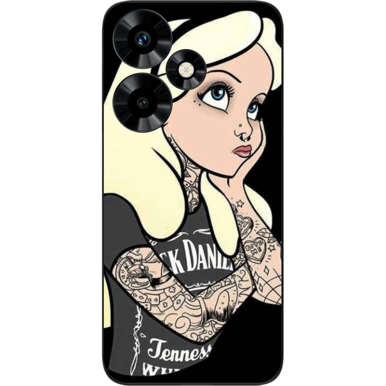 Оригінальний бампер Case для Infinix Hot 30 (X6831) з картинкою Попелюшка