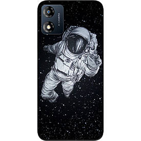 Чохол силіконовий Case для Motorola Moto E13 з картинкою Космонавт