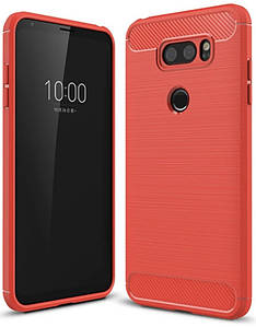 TPU чохол накладка Urban для LG V30 Plus червоний